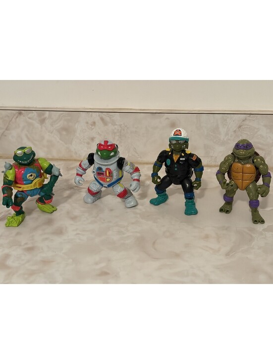 Teenage Mutant Ninja Turtles Other - Lot of 4 Vintage 1990 1991 TMNT Teenage Mutant Ninja Turtles Action Figures Toys